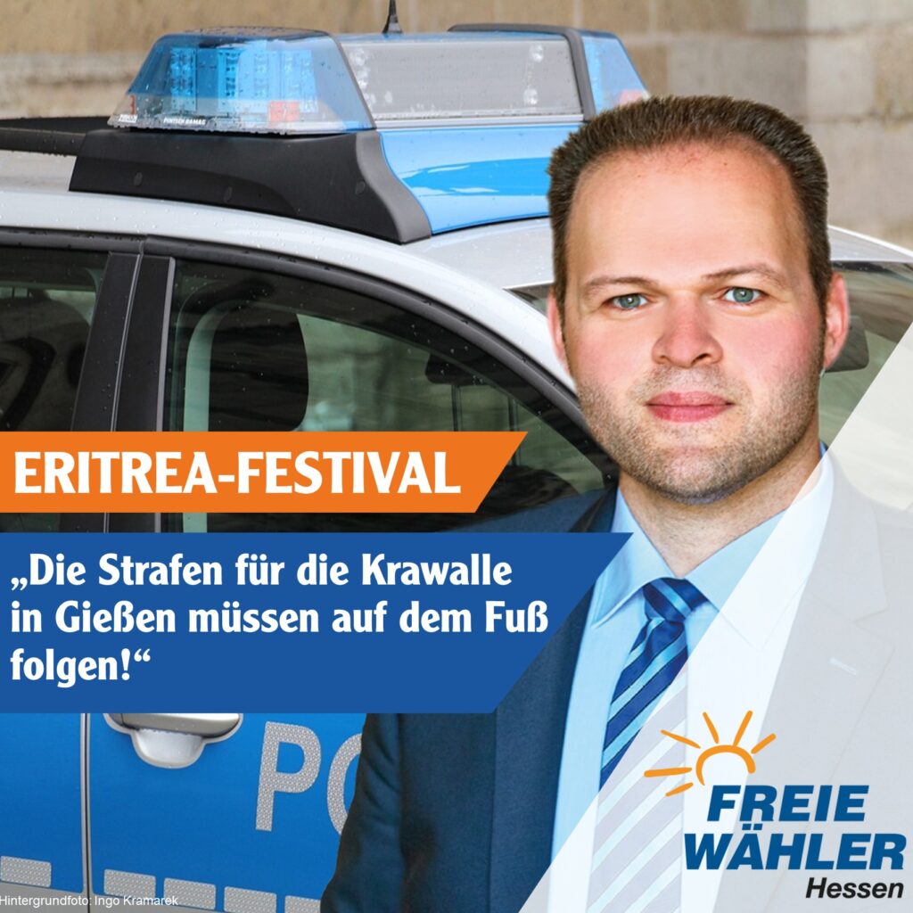 Engin Eroglu: “Eritrea-Festival” – Strafen müssen auf den Fuß folgen!