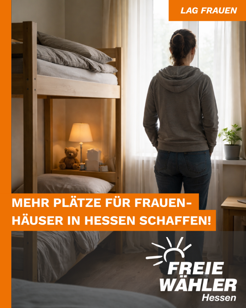 Mehr Plätze für Frauenhäuser in Hessen schaffen!
