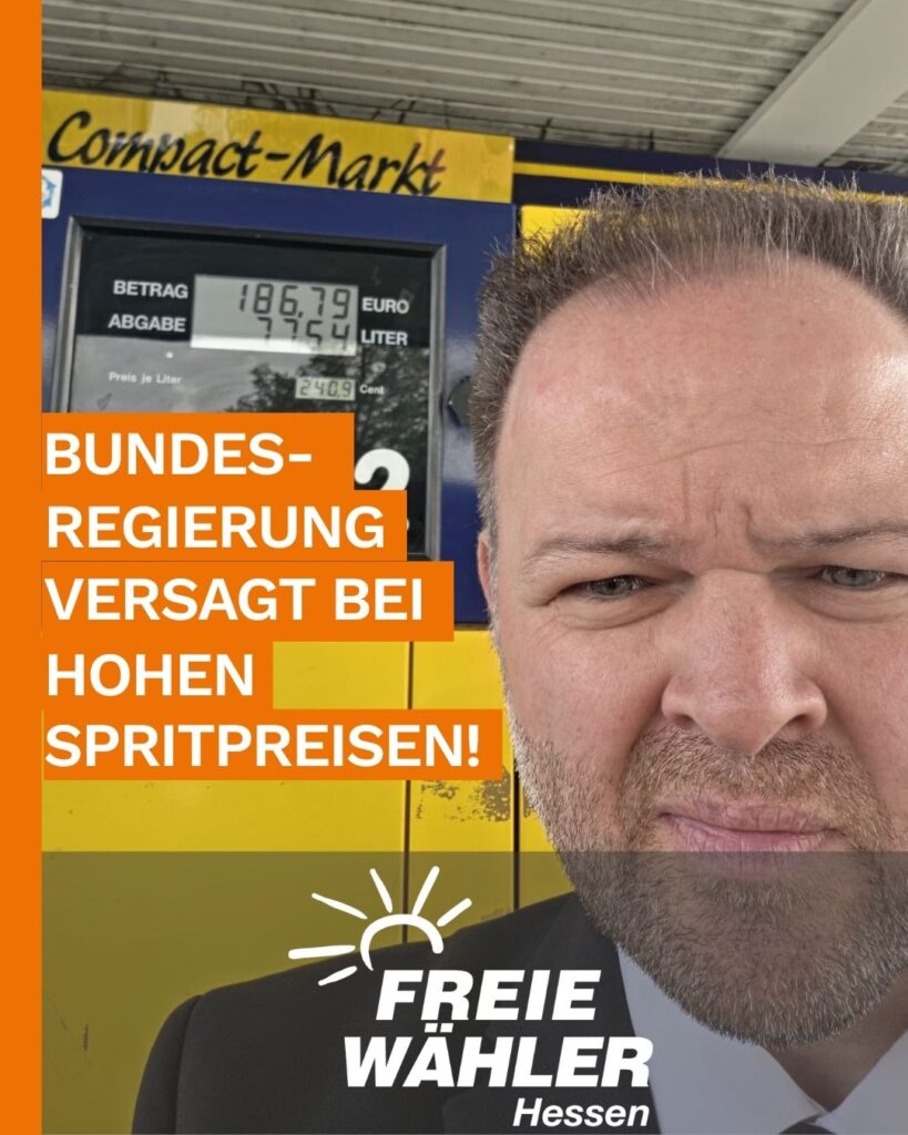 Bundesregierung versagt komplett bei Maßnahmen gegen hohe Spritpreise!